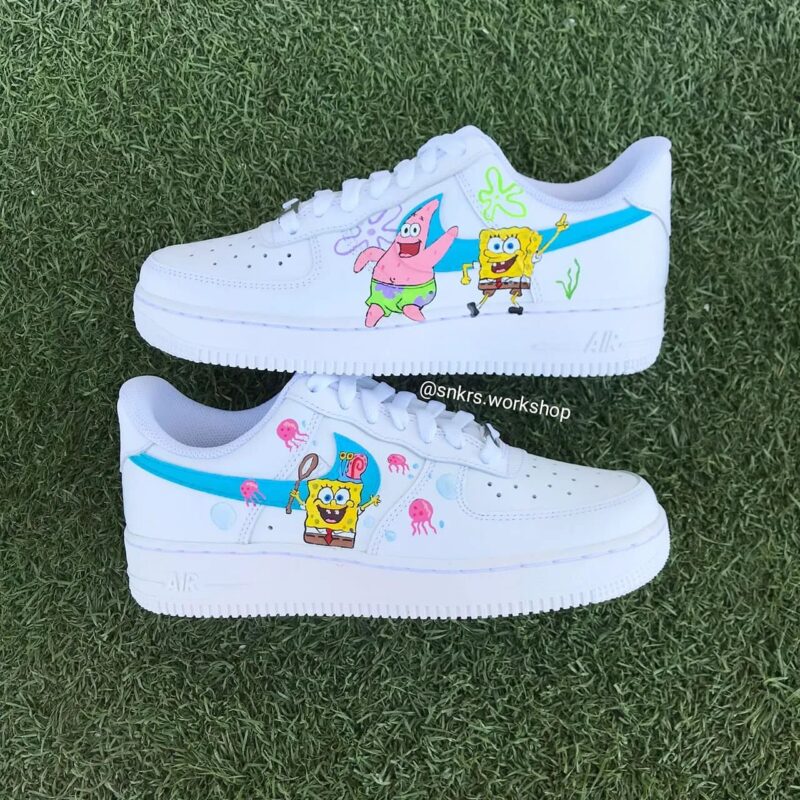 SpongeBob SquarePants Air Force 1 Custom