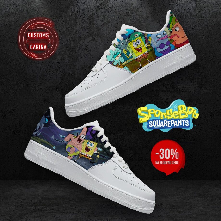 SpongeBob SquarePants Air Force 1 Custom