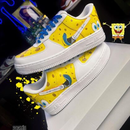 SpongeBob SquarePants Air Force 1 Custom