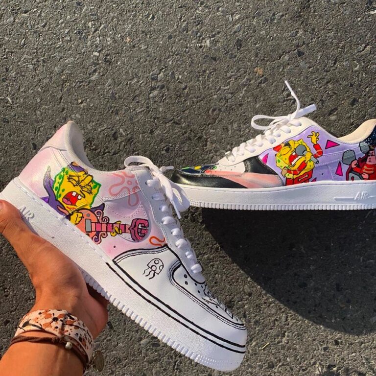 Spongebob Squarepants Air Force 1 Custom – Daniel Customs