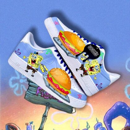 SpongeBob SquarePants Air Force 1 Custom