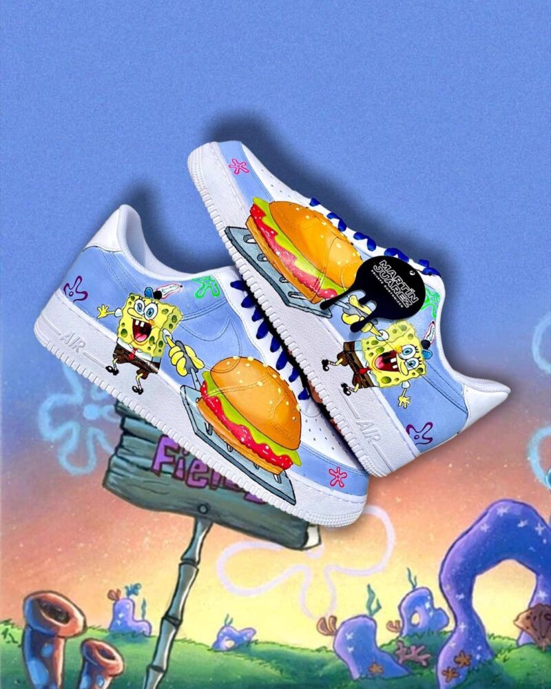 SpongeBob SquarePants Air Force 1 Custom