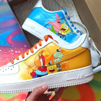 SpongeBob SquarePants Air Force 1 Custom