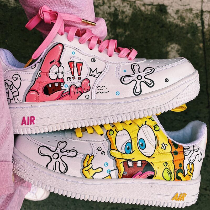 SpongeBob SquarePants Air Force 1 Custom