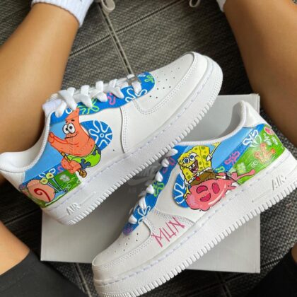 SpongeBob SquarePants Air Force 1 Custom