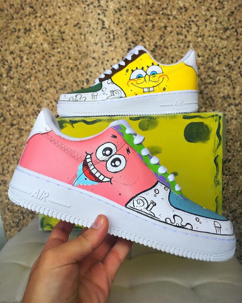 SpongeBob SquarePants Air Force 1 Custom