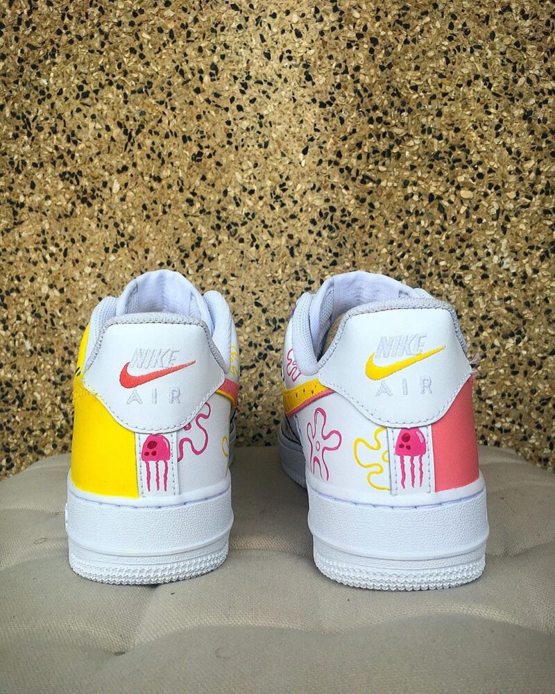 SpongeBob SquarePants Air Force 1 Custom - Image 4