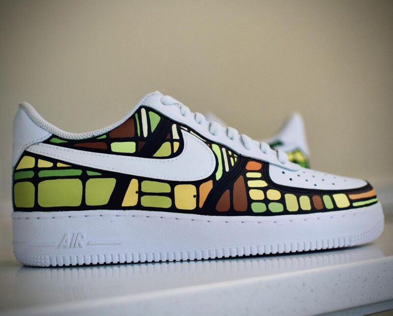 Stained Glass Air Force 1 Custom - Image 3