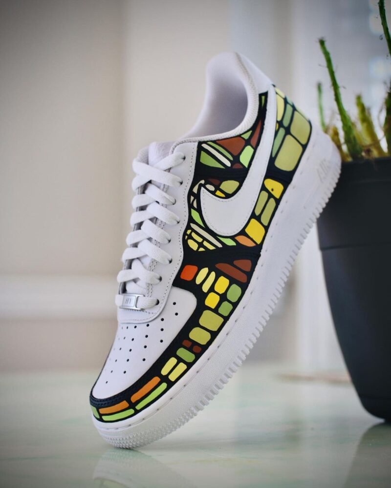 Stained Glass Air Force 1 Custom - Image 2