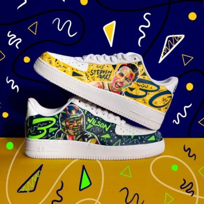 Stephen Curry x Russell Wilson Air Force 1 Custom