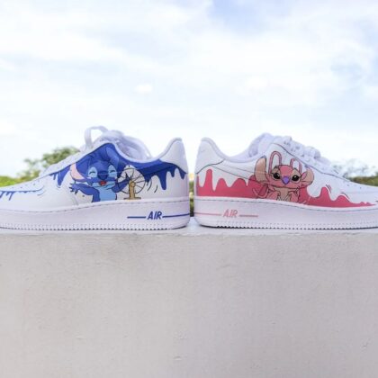 Stitch x Angel Air Force 1 Custom