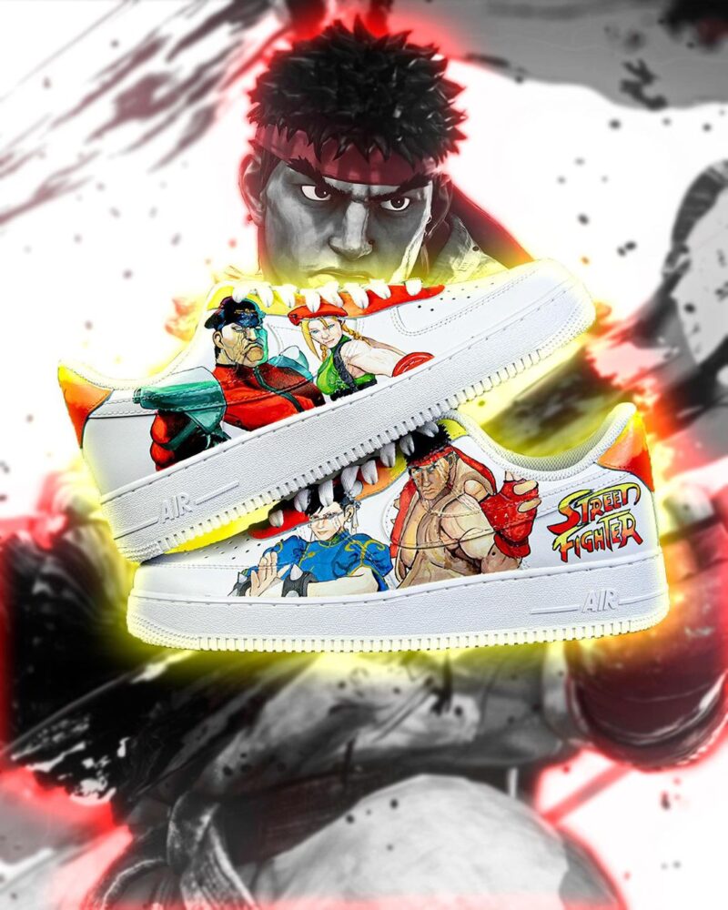 Street Fighter Air Force 1 Custom