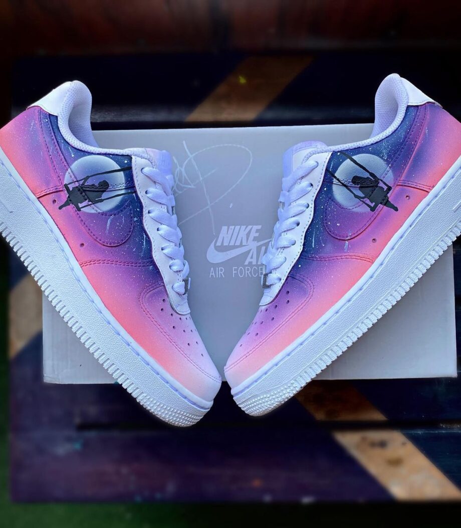 custom sunset air force 1