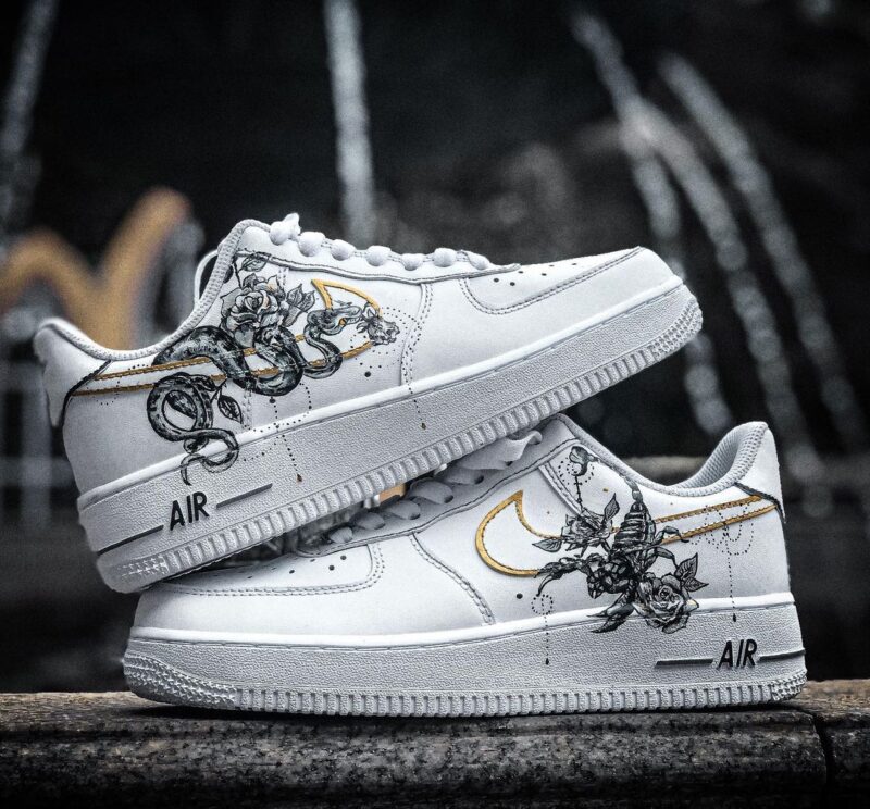 Tattoo Style Air Force 1 Custom