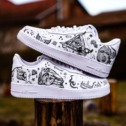 Tattoo Style Air Force 1 Custom