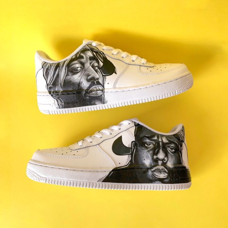 The Notorious BIG x Tupac Air Force 1 Custom