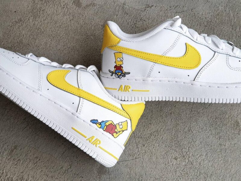 The Simpsons Air Force 1 Custom