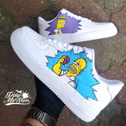 The Simpsons Air Force 1 Custom