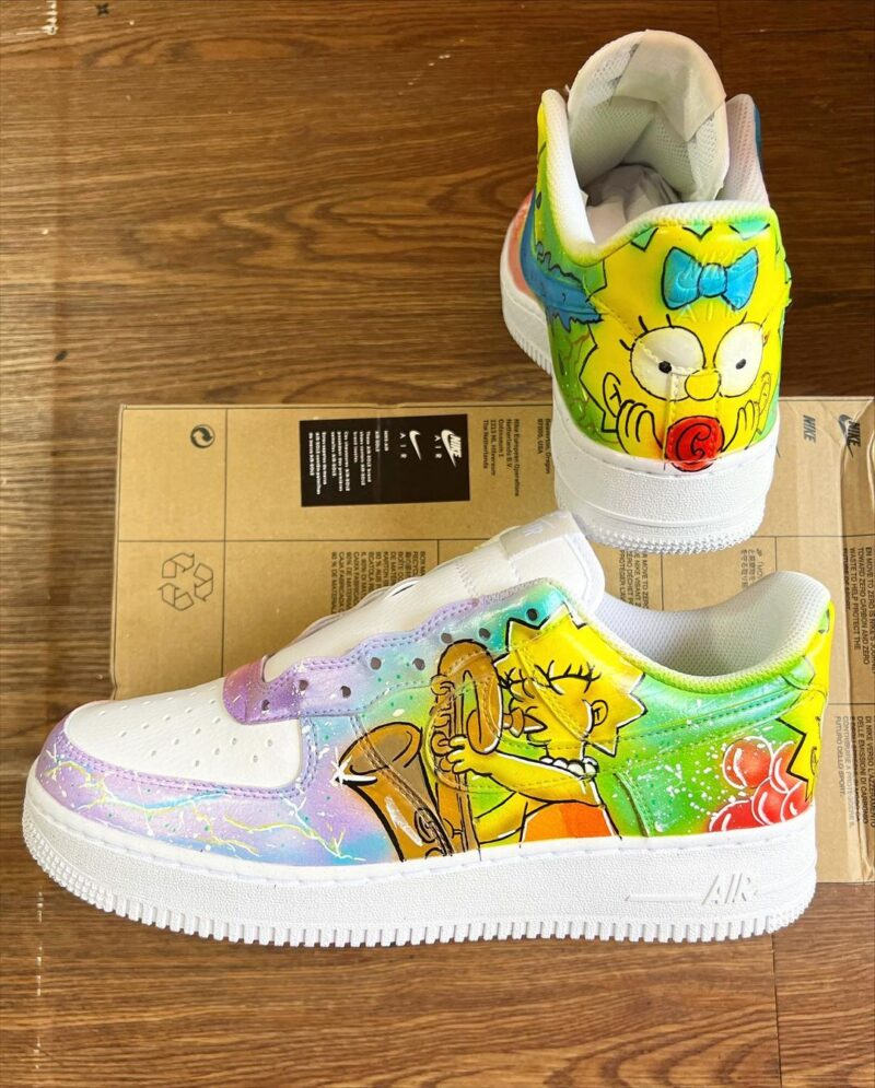 The Simpsons Air Force 1 Custom