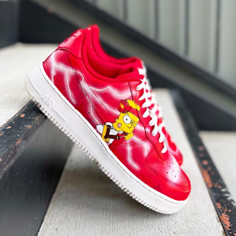 The Simpsons Air Force 1 Custom