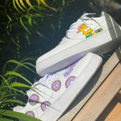 The Simpsons Air Force 1 Custom