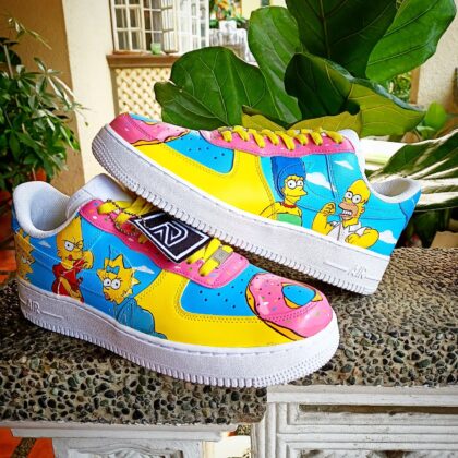 The Simpsons Air Force 1 Custom