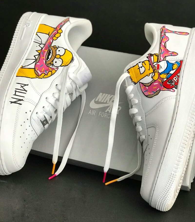 The Simpsons Air Force 1 Custom