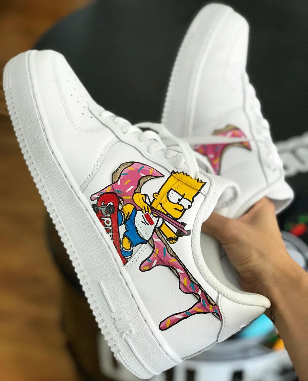 The Simpsons Air Force 1 Custom
