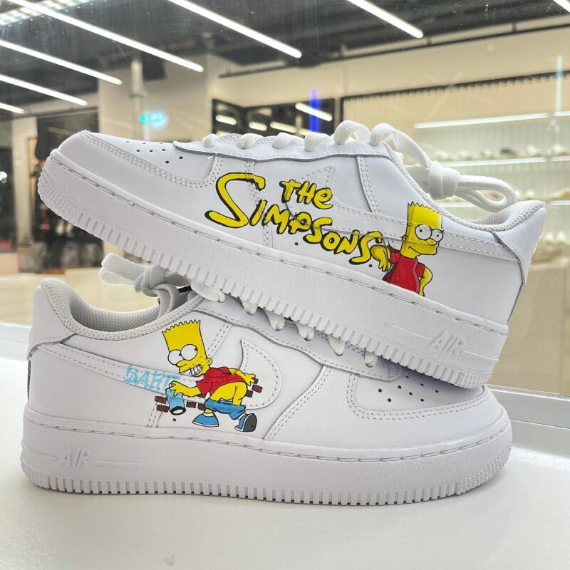 The Simpsons Air Force 1 Custom