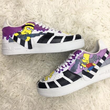 The Simpsons Air Force 1 Custom