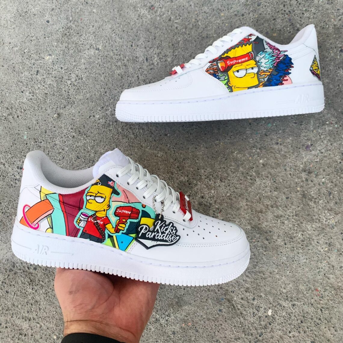custom simpsons af1