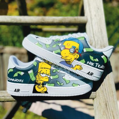 The Simpsons Air Force 1 Custom