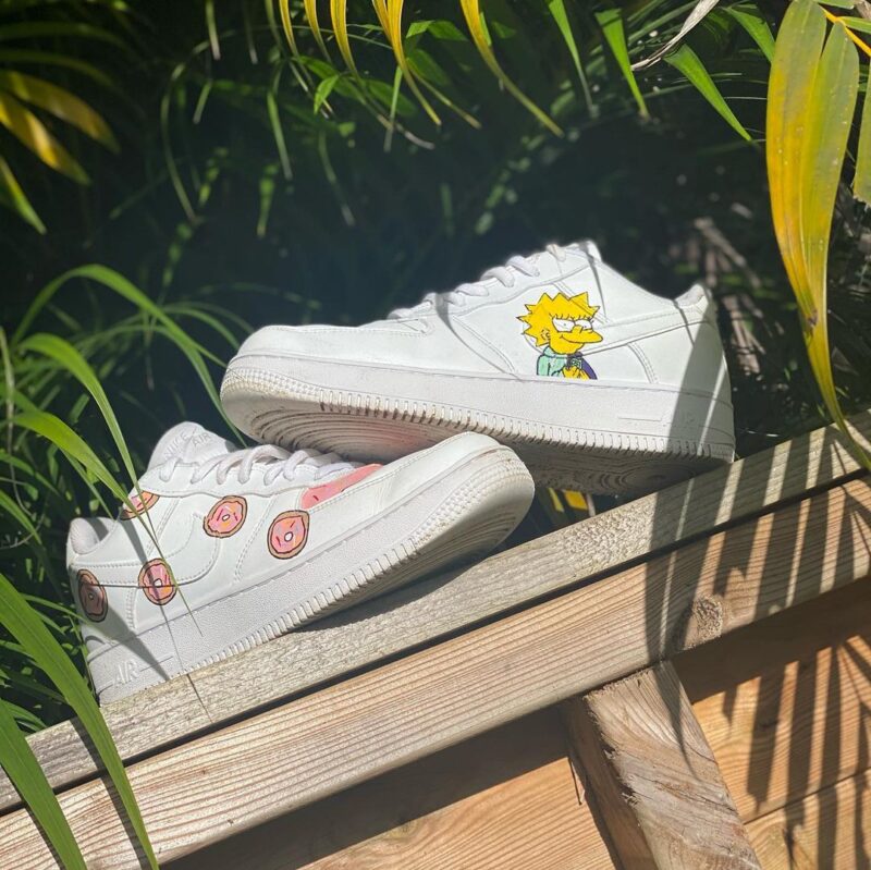 The Simpsons Air Force 1 Custom