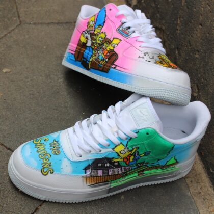 The Simpsons Air Force 1 Custom