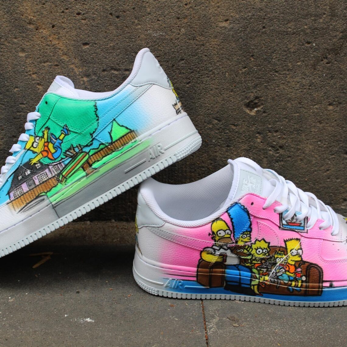 bart simpson air force 1