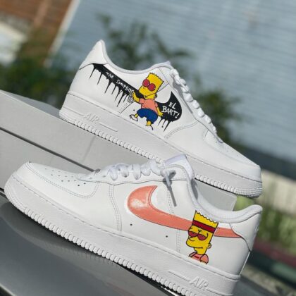 The Simpsons Air Force 1 Custom