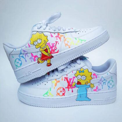 The Simpsons Air Force 1 Custom