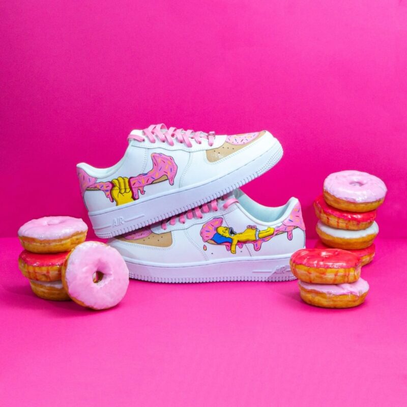 The Simpsons Air Force 1 Custom