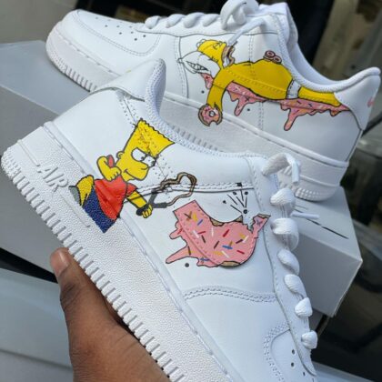 The Simpsons Air Force 1 Custom