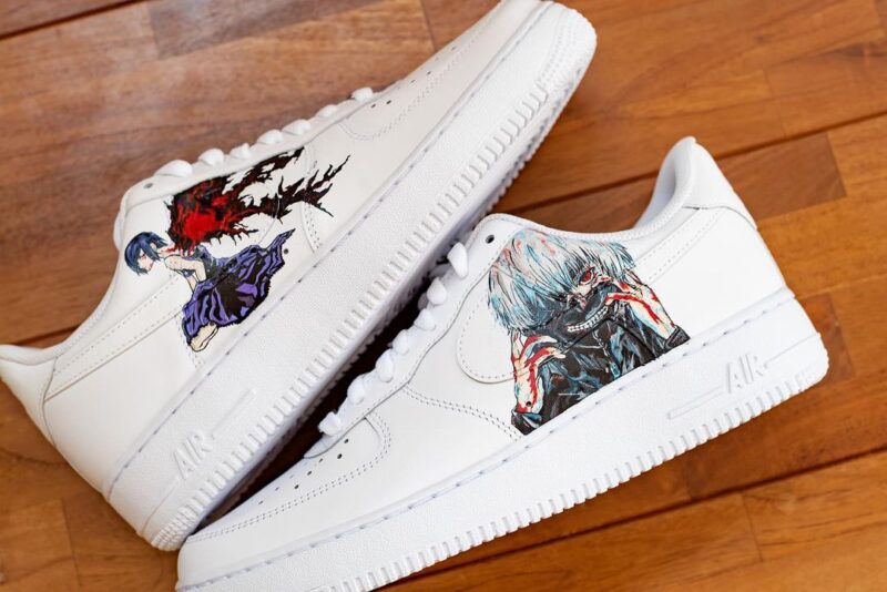 Tokyo Ghoul - Touka x Kaneki Air Force 1 Custom