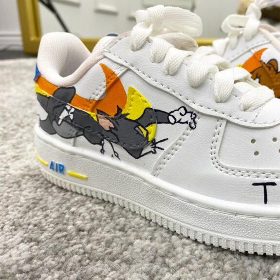 custom air force 1 tom and jerry