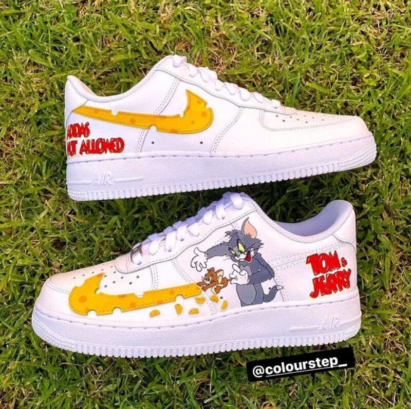 Tom And Jerry Air Force 1 Custom