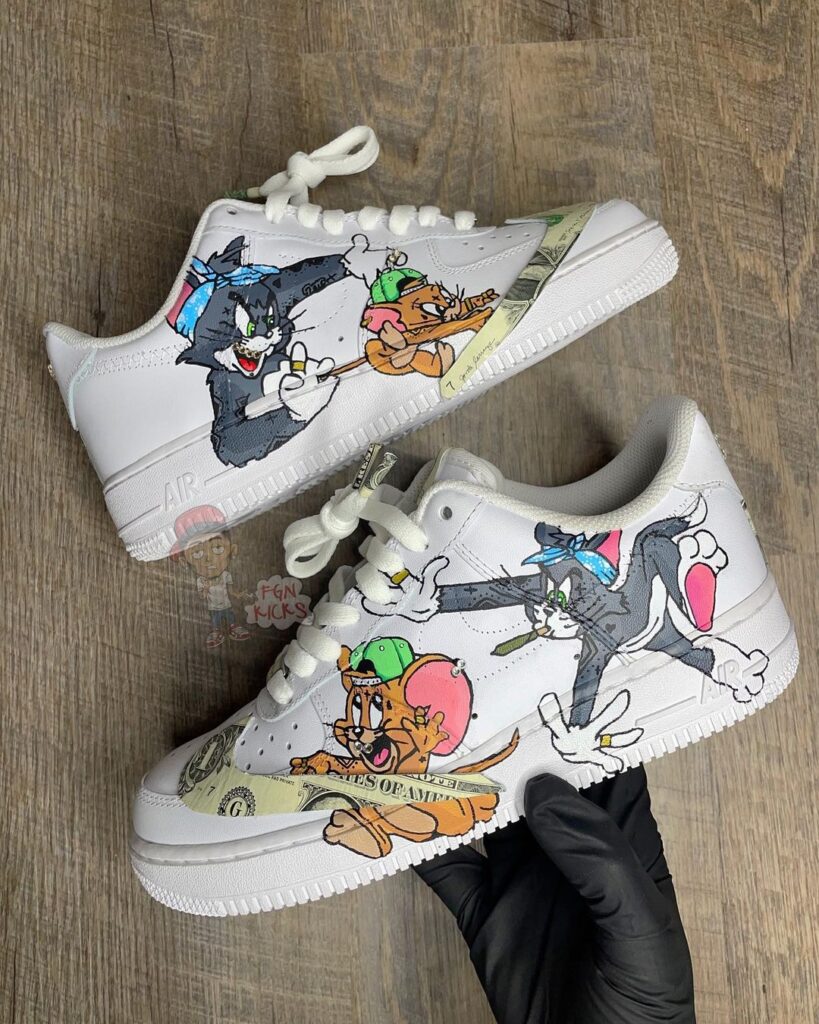 tom and jerry air force ones