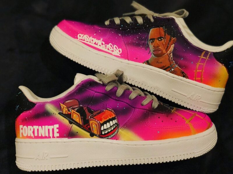 Travis Scott Air Force 1 Custom