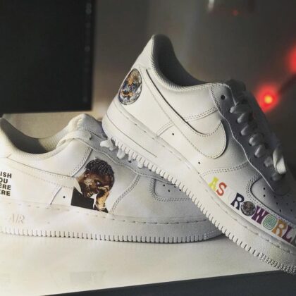 Travis Scott - Astroworld Air Force 1 Custom