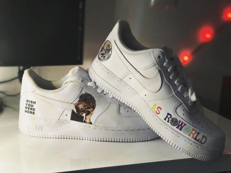 Travis Scott - Astroworld Air Force 1 Custom