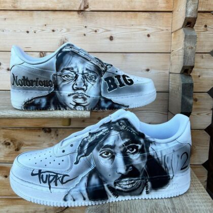 Tupac x Biggie Air Force 1 Custom