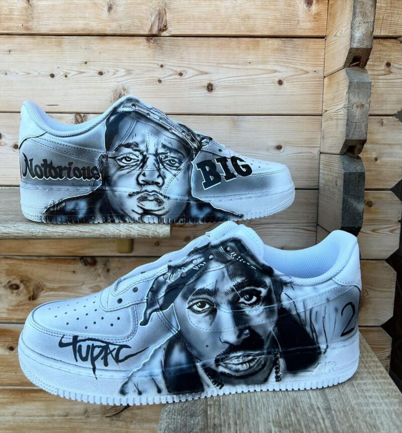 Tupac x Biggie Air Force 1 Custom