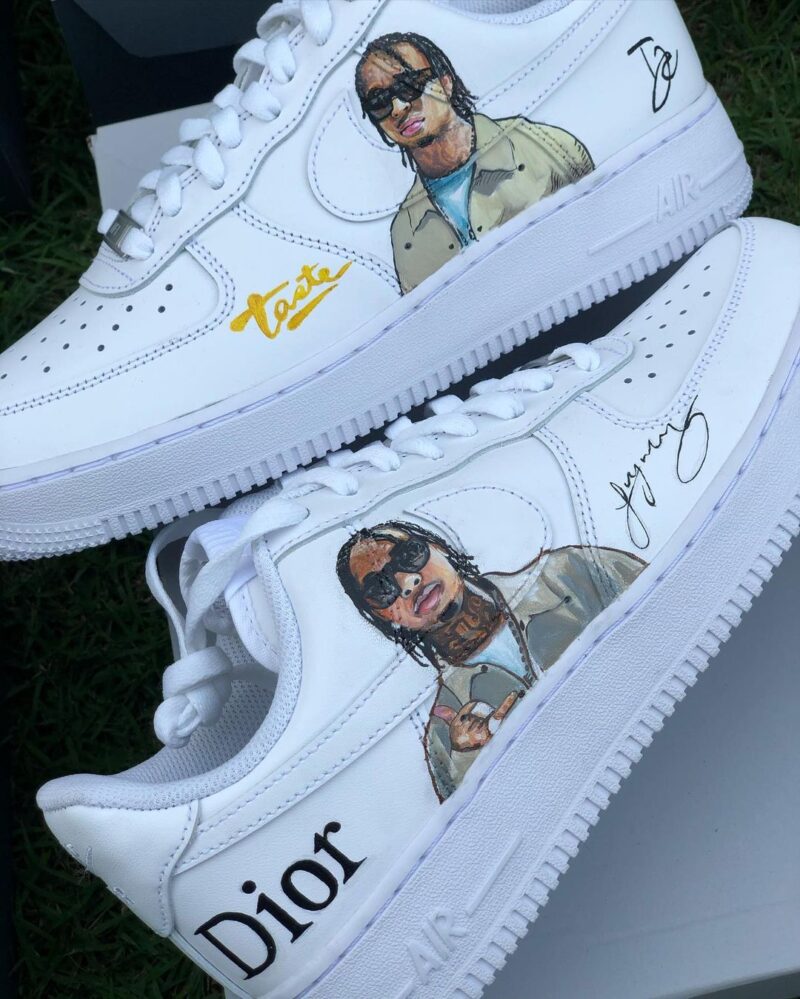 Tyga Air Force 1 Custom