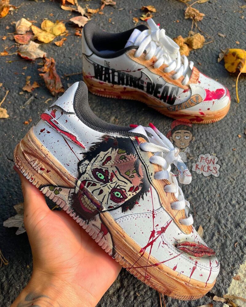 Walking Dead Air Force 1 Custom